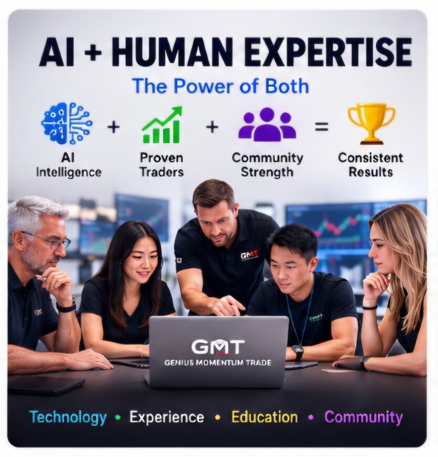 AI + Human Expertise — The Power of Both. Technology, experience, education, community.